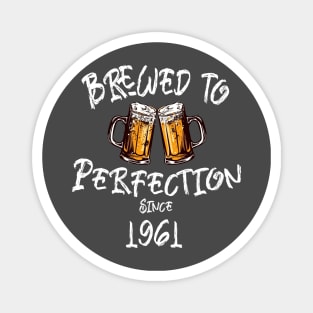 Brewed to Perfection, Personalized Birth Year T-shirt, Birthday Custom Shirt, Birthday Gift, Tee Magnet